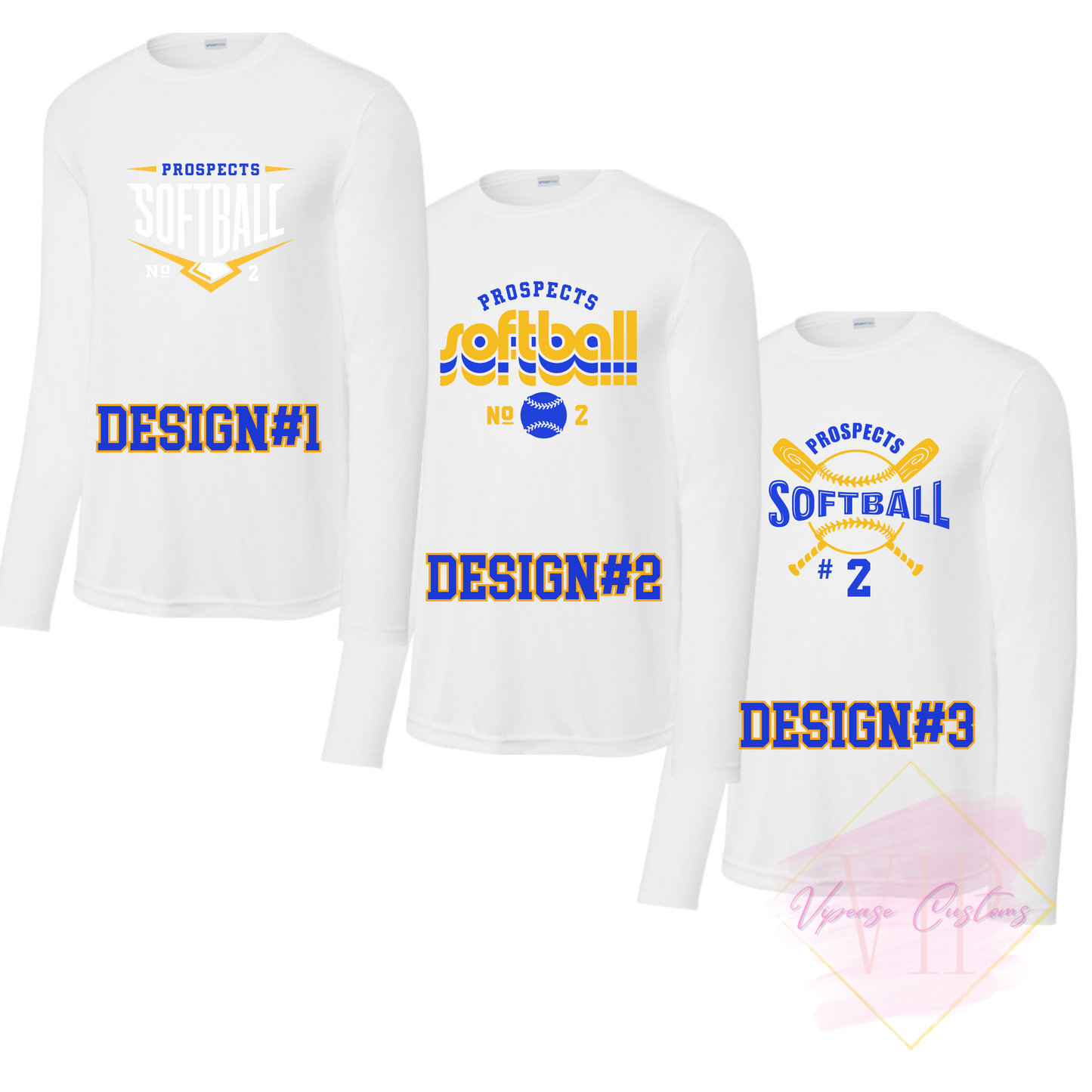 PROSPECTS SOFTBALL-2 ST350LS Sport-Tek® Long Sleeve PosiCharge® Competitor™ Tee