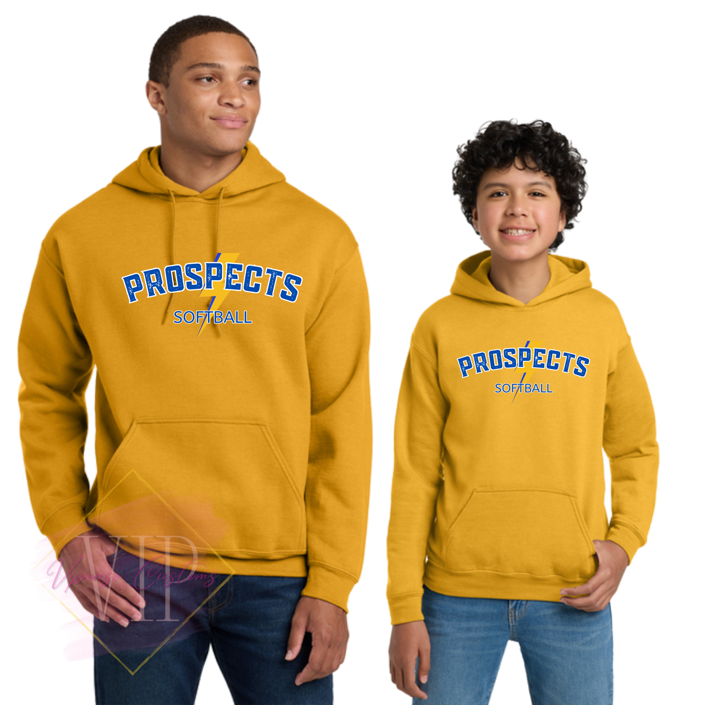 PROSPECTS SOFTBALL- 18500 Gildan® Heavy Blend™ Hooded Sweatshirt & 18500B Gildan® Youth Heavy Blend™ Hooded Sweatshirt