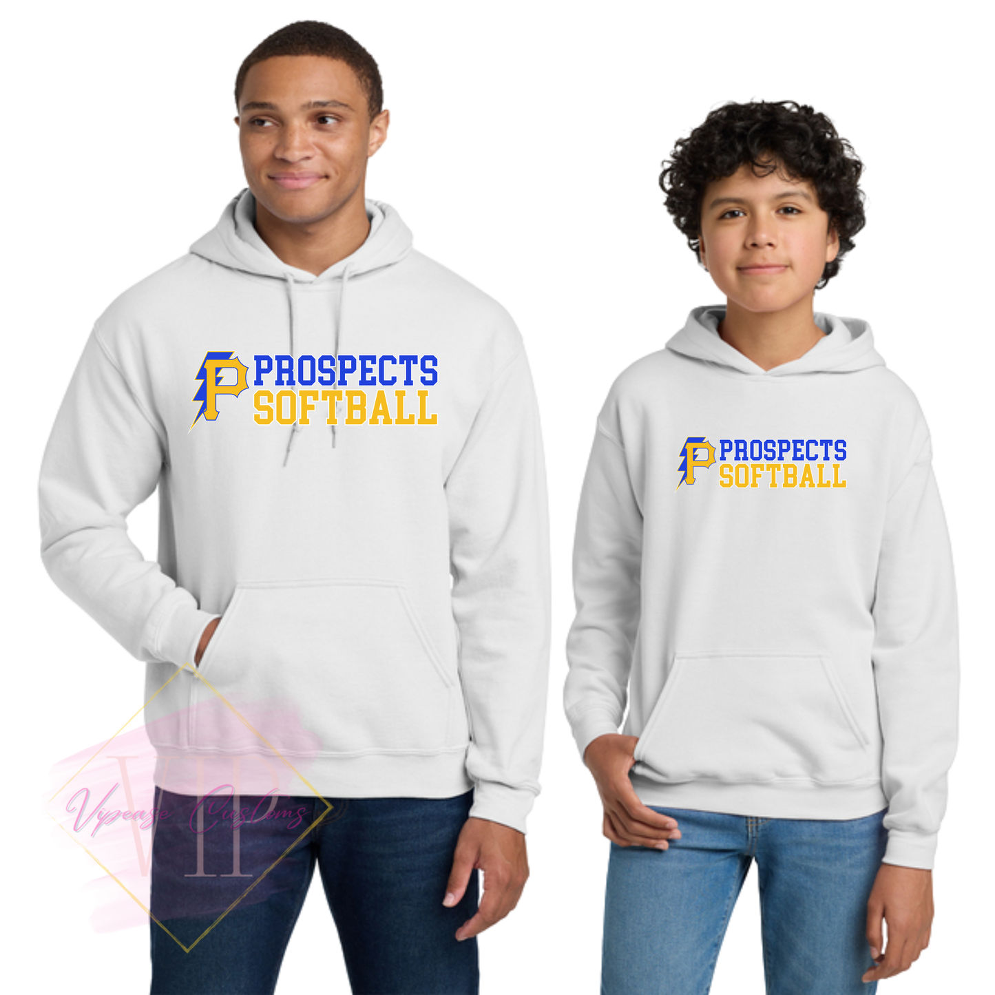 PROSPECTS SOFTBALL- 18500 Gildan® Heavy Blend™ Hooded Sweatshirt & 18500B Gildan® Youth Heavy Blend™ Hooded Sweatshirt