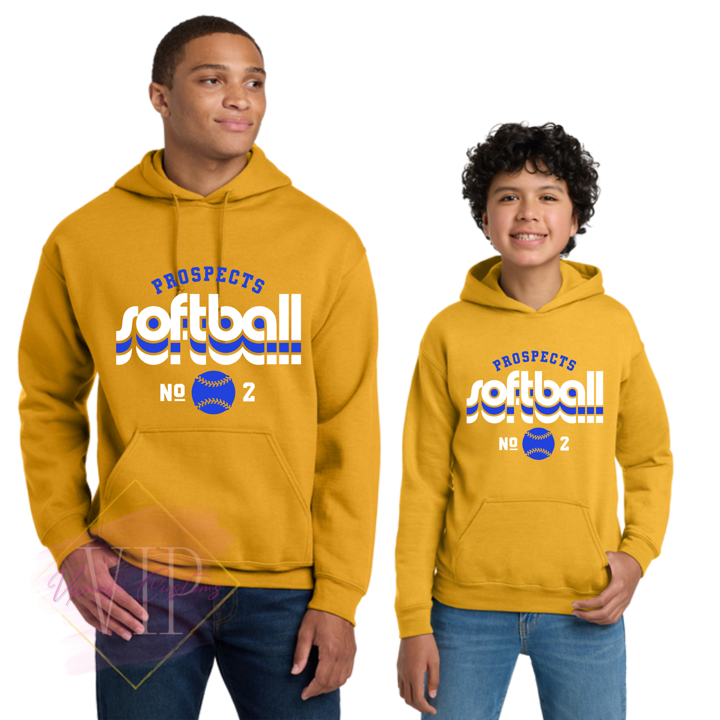 PROSPECTS SOFTBALL-2 18500 Gildan® Heavy Blend™ Hooded Sweatshirt & 18500B Gildan® Youth Heavy Blend™ Hooded Sweatshirt