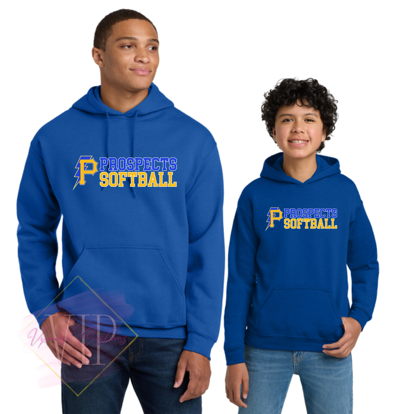 PROSPECTS SOFTBALL- 18500 Gildan® Heavy Blend™ Hooded Sweatshirt & 18500B Gildan® Youth Heavy Blend™ Hooded Sweatshirt