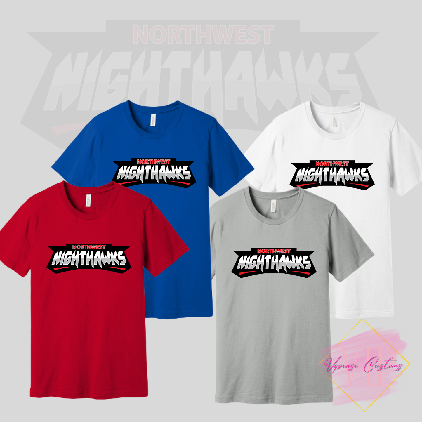 NW NIGHTHAWKS BELLA+CANVAS ® BC3001 Unisex Jersey Short Sleeve Tee