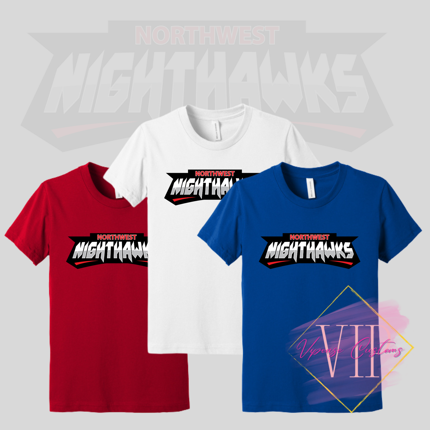 NW NIGHTHAWKS BC3001Y BELLA+CANVAS ® Youth Jersey Short Sleeve Tee