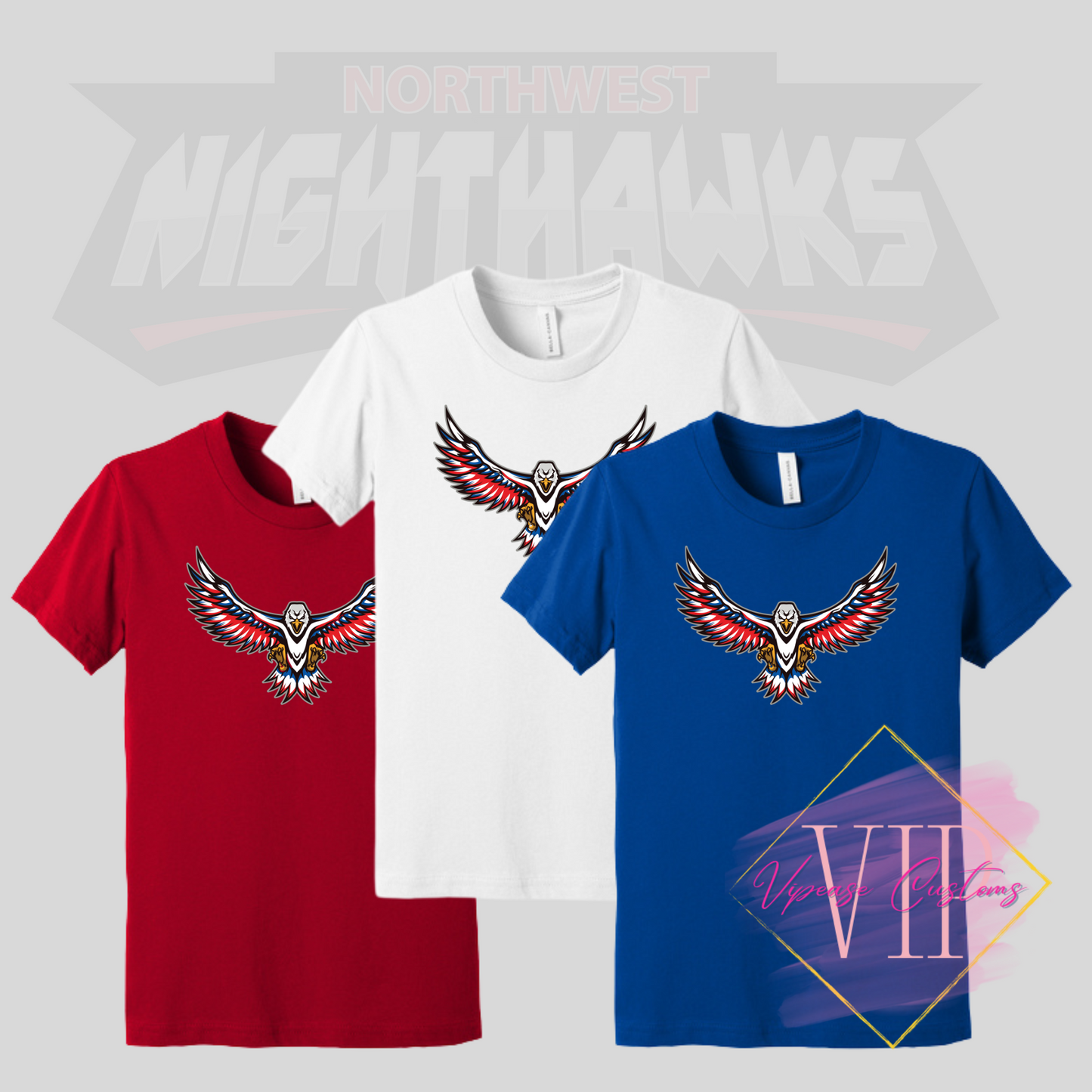 NW NIGHTHAWKS BC3001Y BELLA+CANVAS ® Youth Jersey Short Sleeve Tee