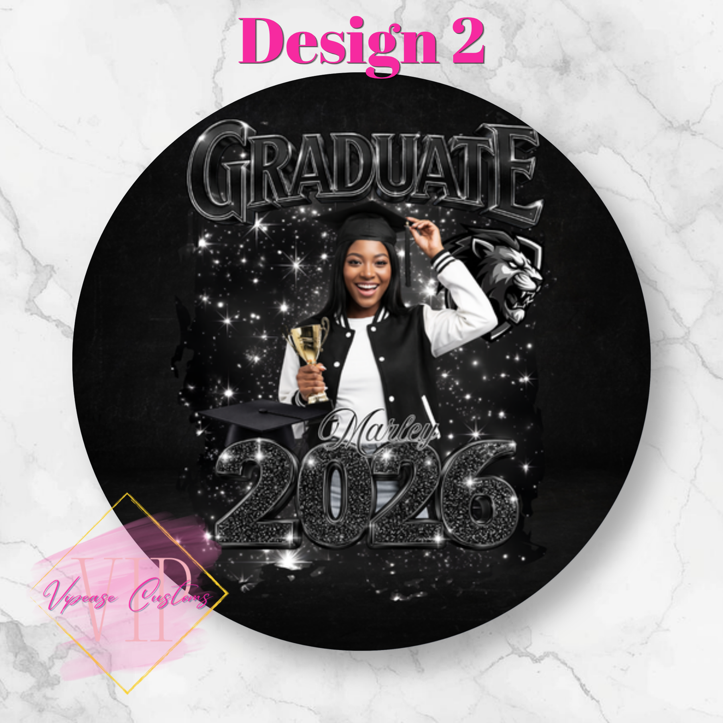 3" Grad Pin Button