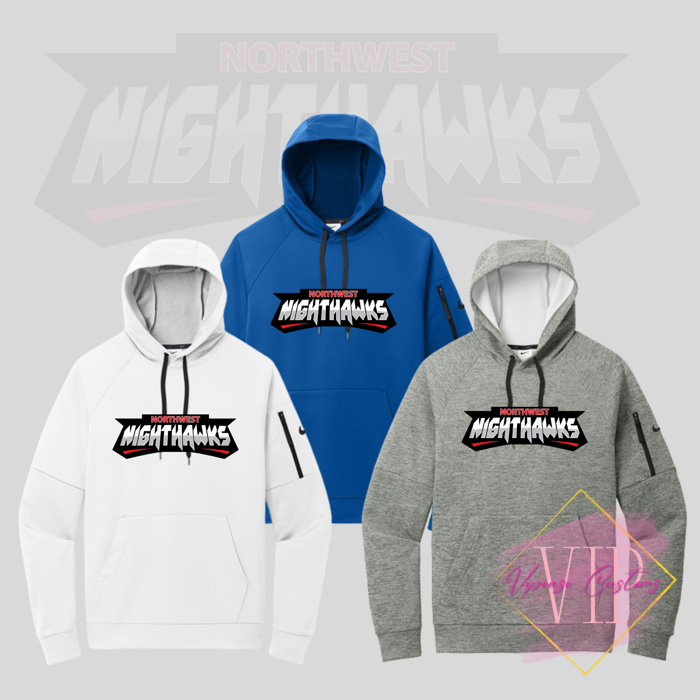 NW NIGHTHAWKS NKFD9735 Nike Therma-FIT Pocket Pullover Fleece Hoodie