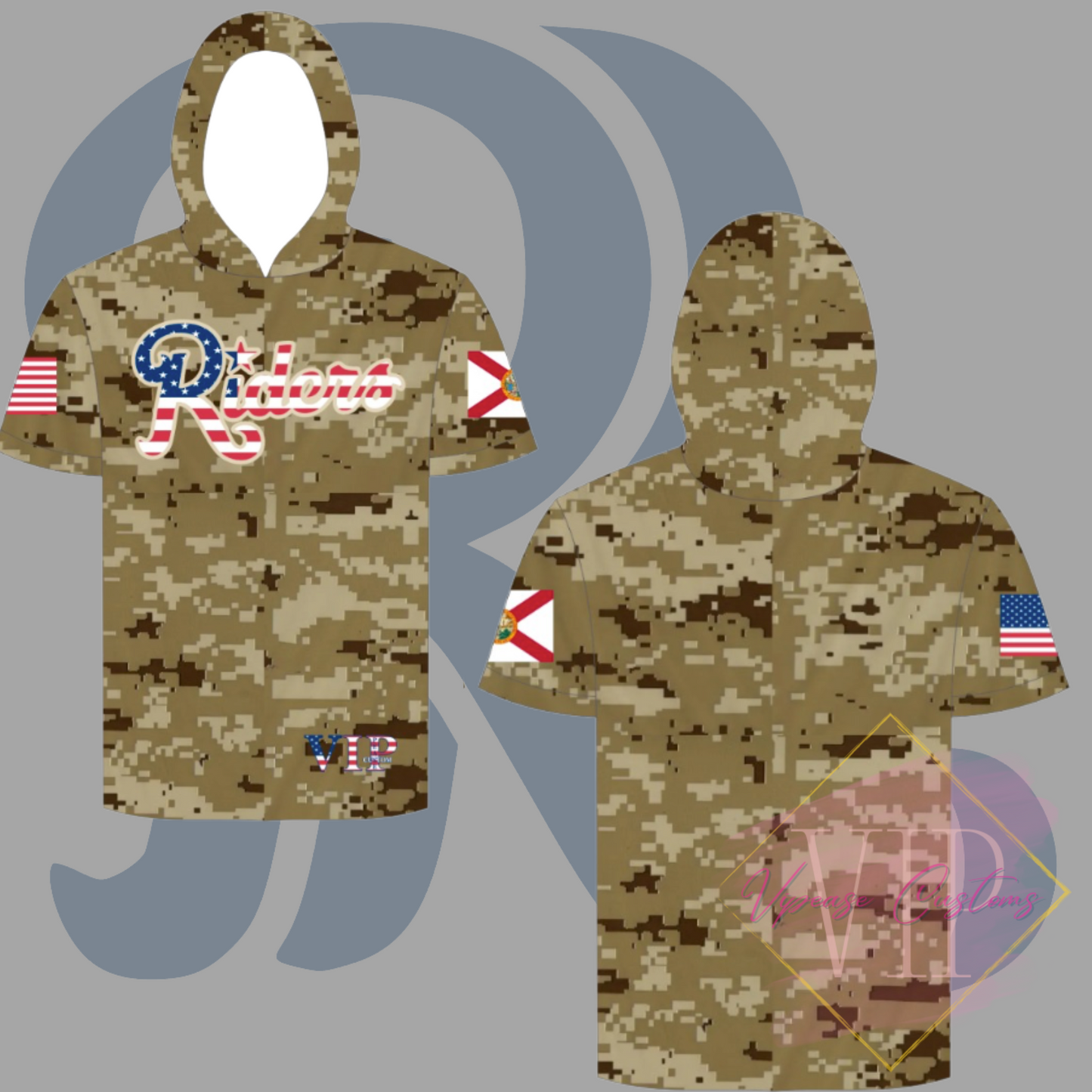 Pre-Order Riders Hooded Performance Camo Shirt - Closes Sunday August 24 10 p.m.