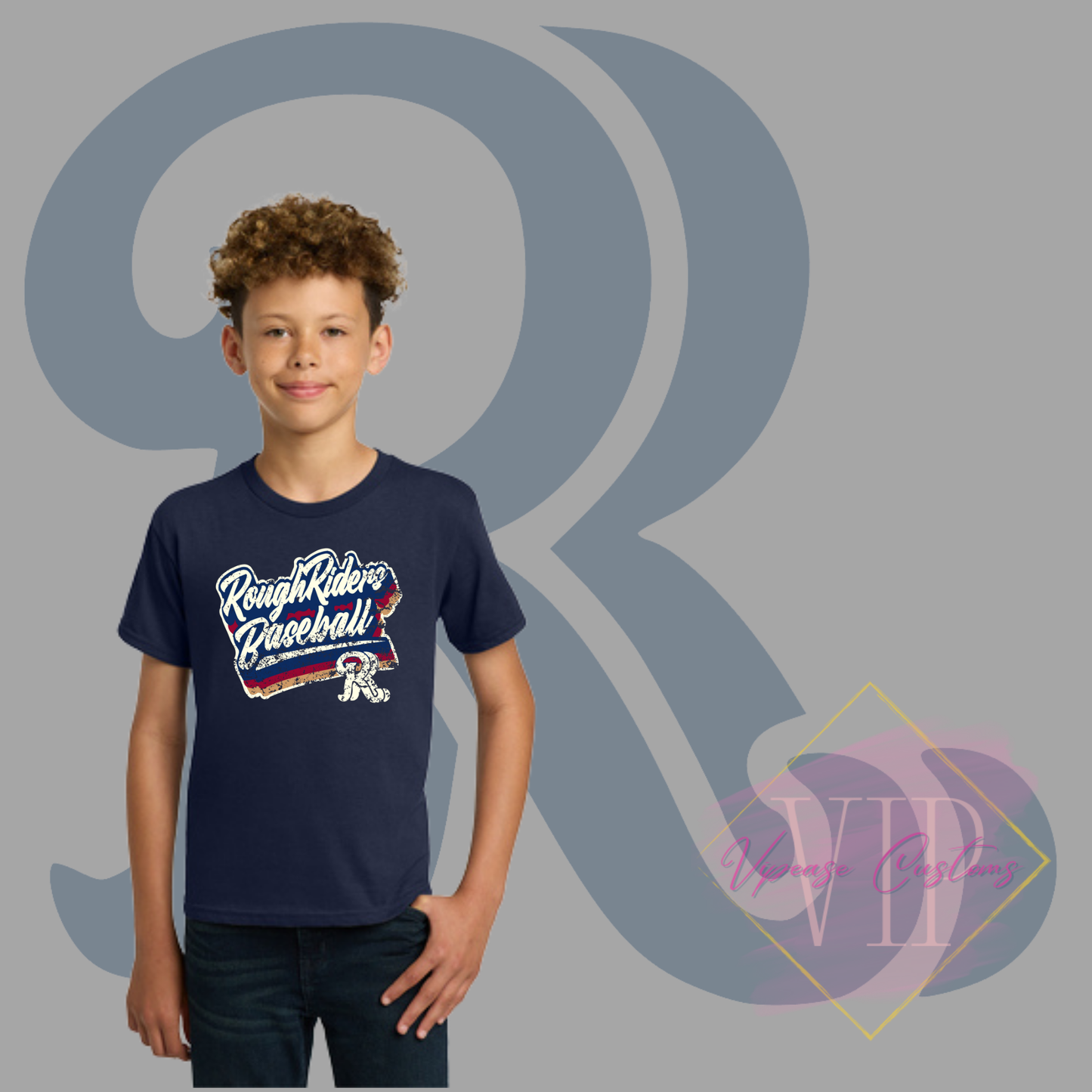Textured RR Gildan® - Youth Heavy Cotton™ 100% Cotton T-Shirt 5000B