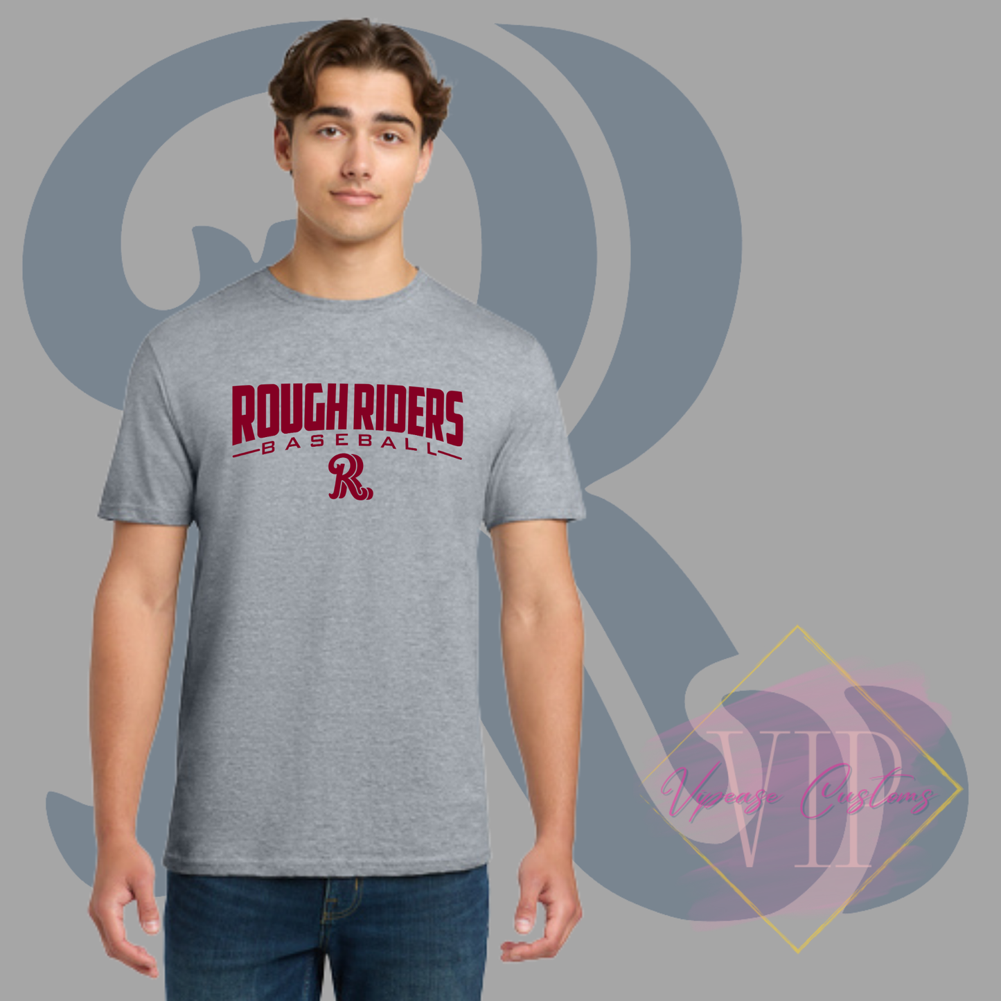 Red Rough Riders Logo Gildan Softstyle® T-Shirt 64000