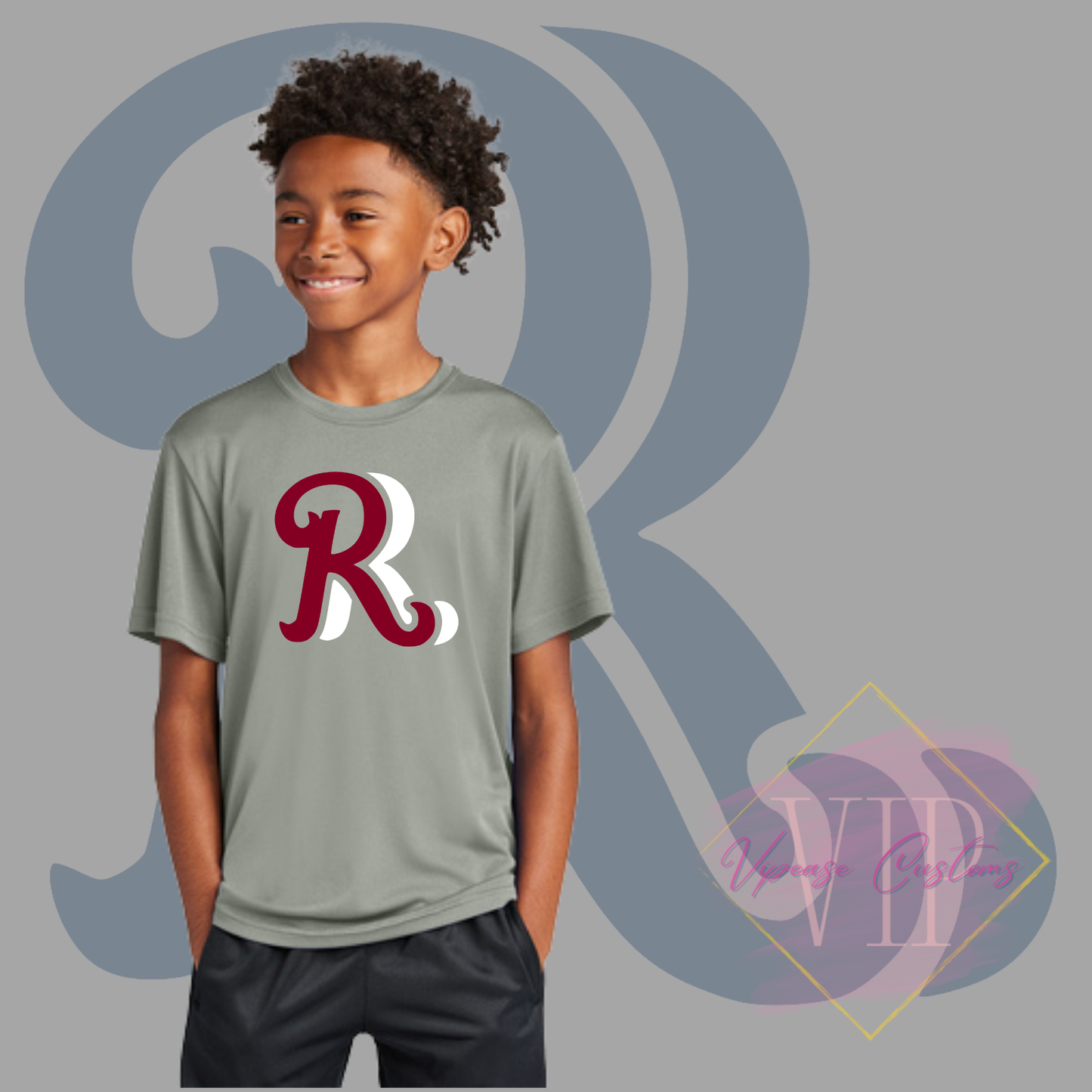 Red+White RR Chest Logo-Sport-Tek® Youth PosiCharge® Competitor™ Tee YST350