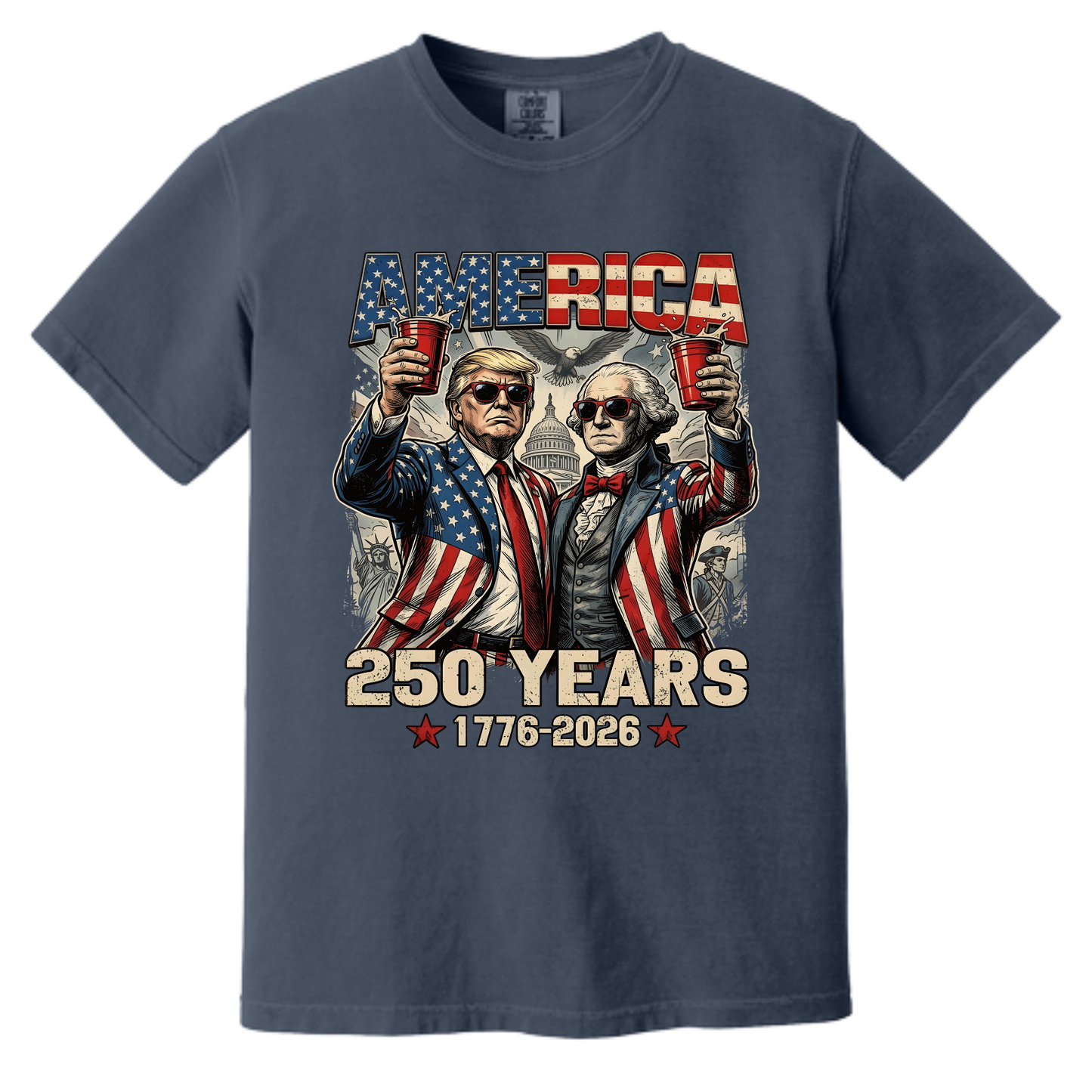 America 250 Years Patriotic Party Tee | 1776ā2026 Independence Anniversary Shirt