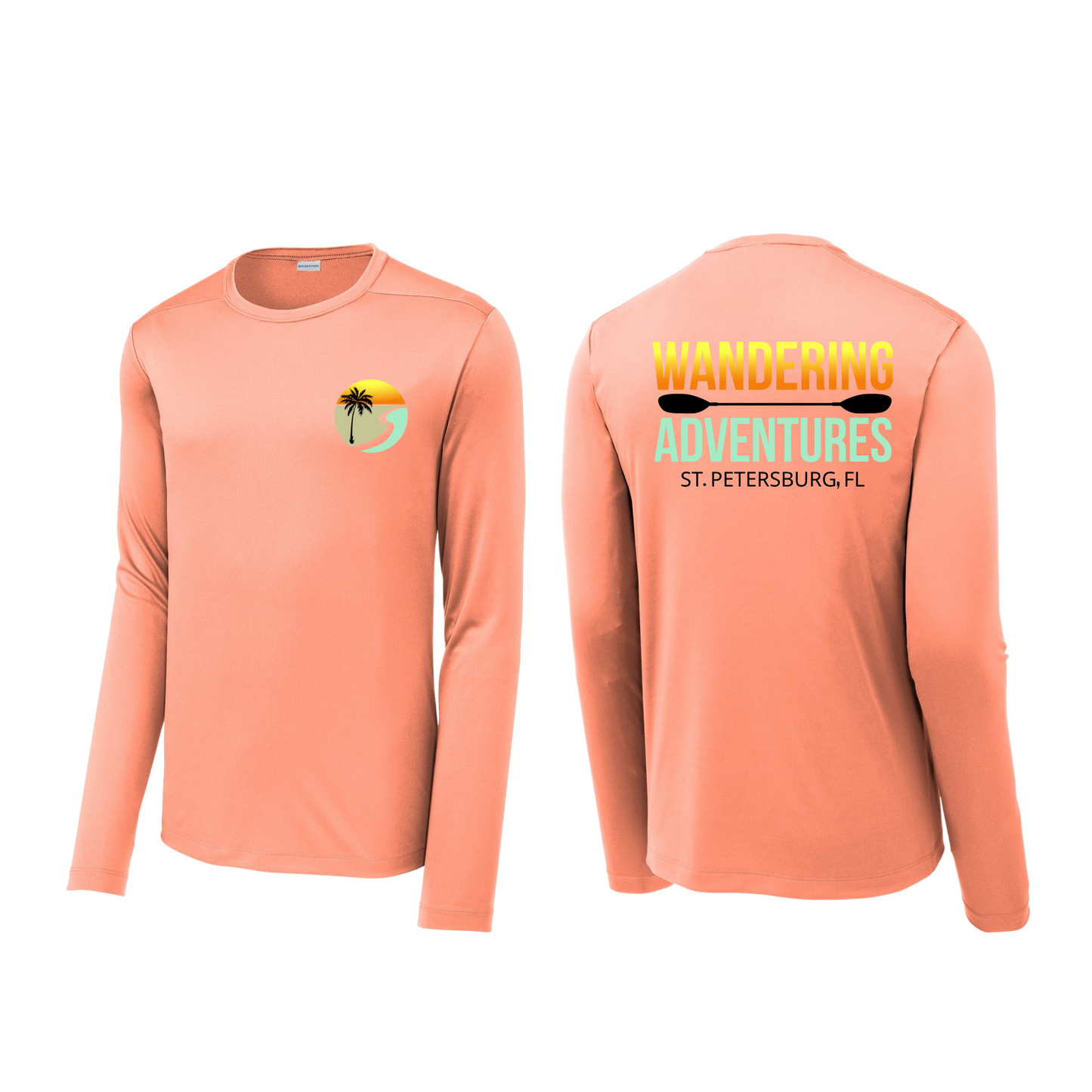 WANDERING ADVENTURES DRIFIT LONG SLEVEE - SPORT-TEK® POSICHARGE® COMPETITOR™ TEE