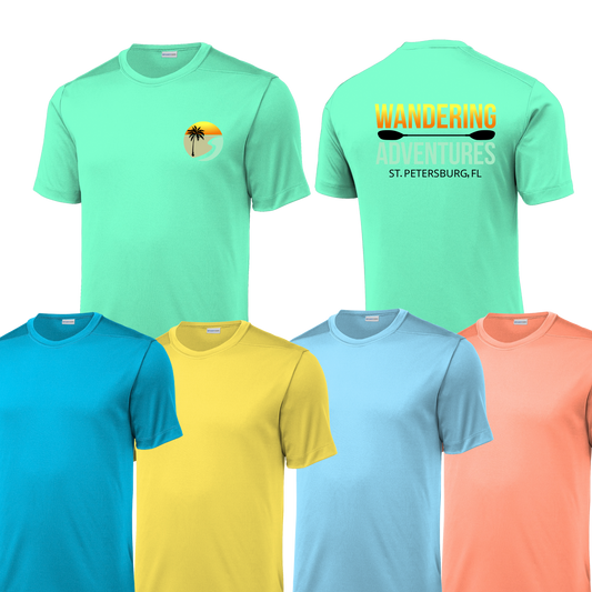 WANDERING ADVENTURES DRIFIT T-SHIRT - SPORT-TEK® POSICHARGE® COMPETITOR™ TEE