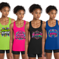 Silent Strike Cheer Tank Tops-LST356