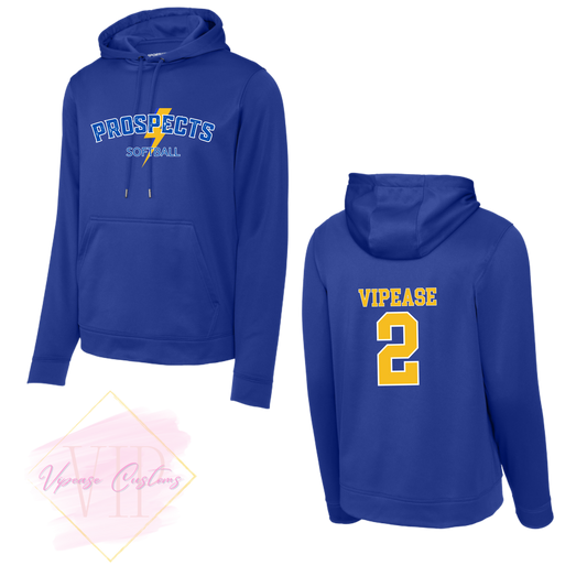 PROSPECTS SOFTBALL- F244 Sport-Tek® Sport-Wick® Fleece Hooded Pullover & YST244 Sport-Tek® Youth Sport-Wick® Fleece Hooded Pullover