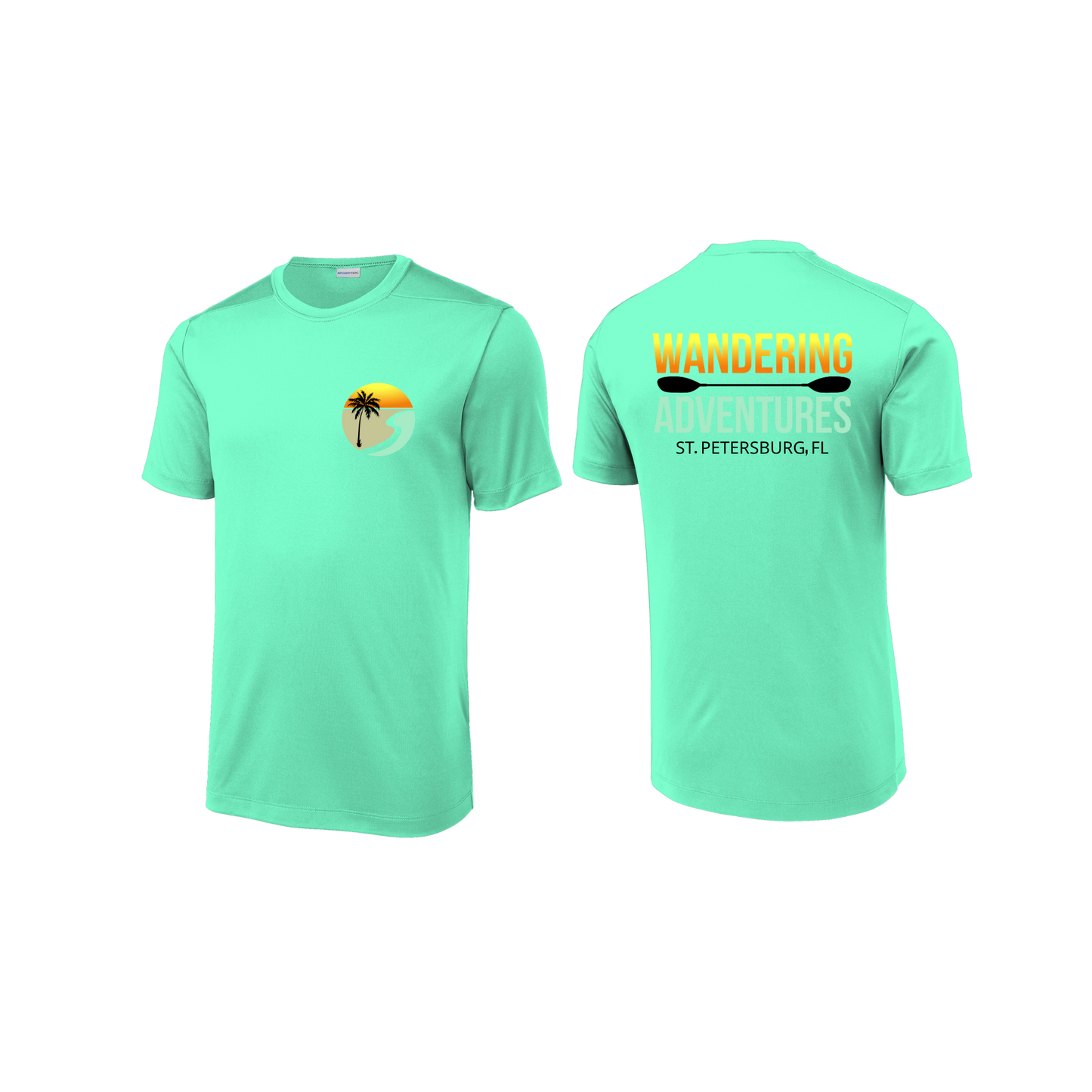 WANDERING ADVENTURES DRIFIT T-SHIRT - SPORT-TEK® POSICHARGE® COMPETITOR™ TEE