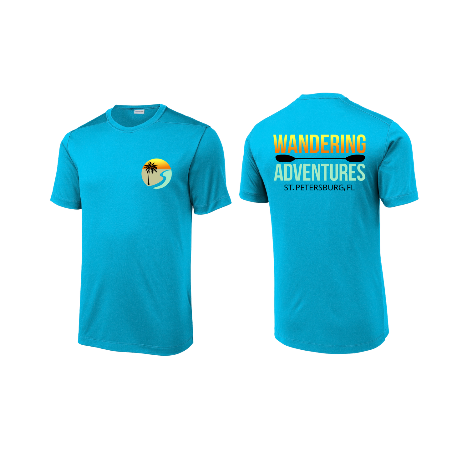 WANDERING ADVENTURES DRIFIT T-SHIRT - SPORT-TEK® POSICHARGE® COMPETITOR™ TEE