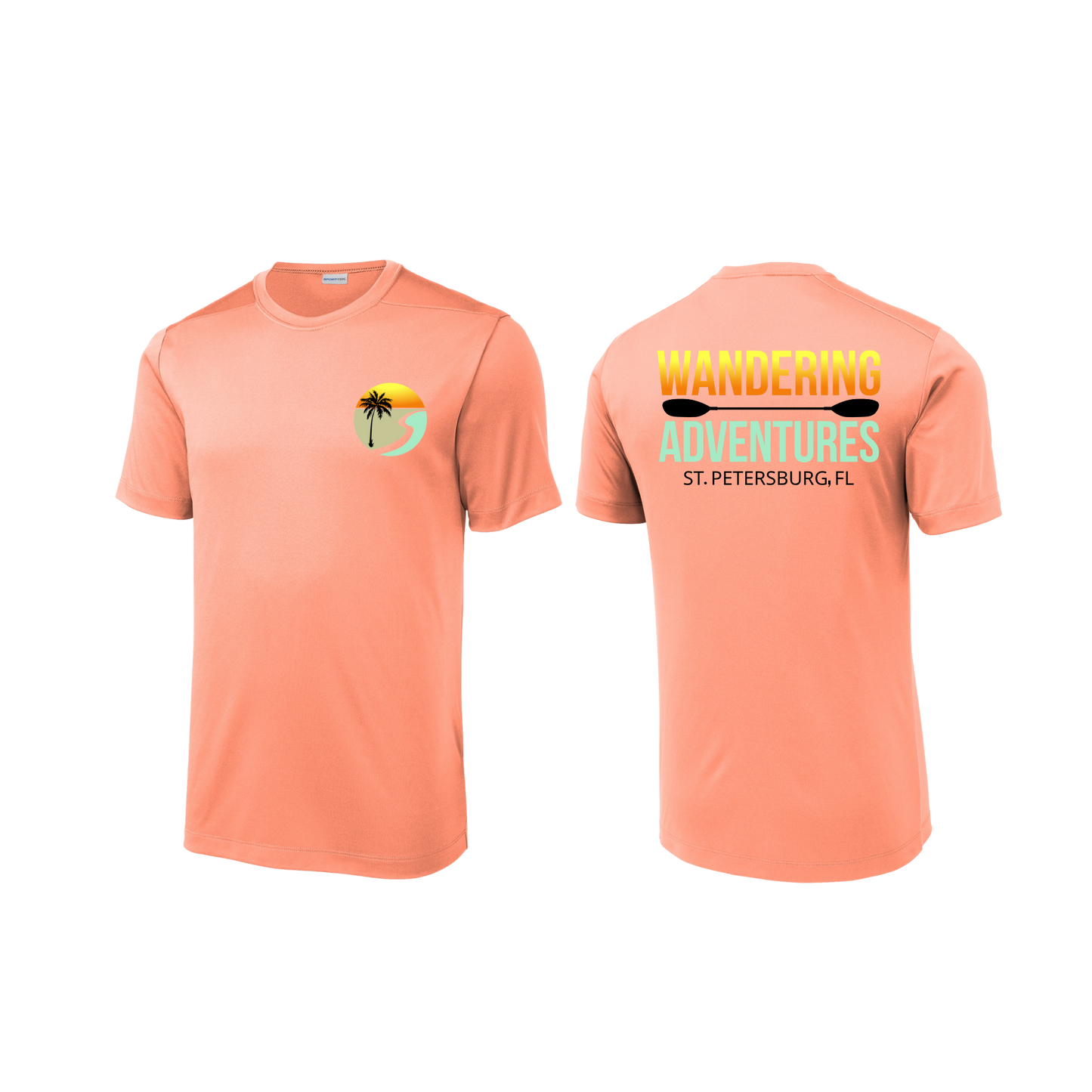 WANDERING ADVENTURES DRIFIT T-SHIRT - SPORT-TEK® POSICHARGE® COMPETITOR™ TEE