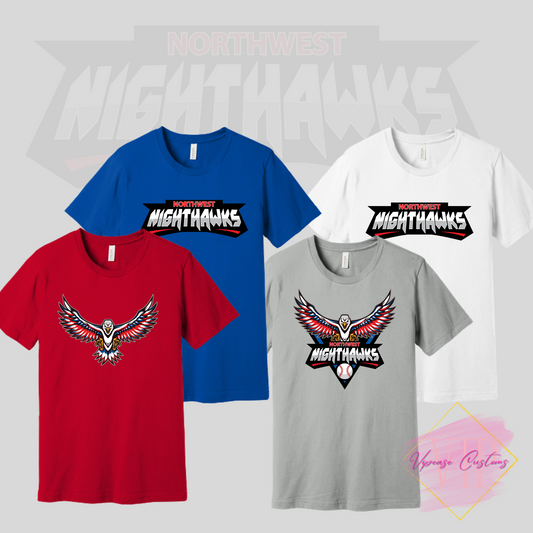 NW NIGHTHAWKS BELLA+CANVAS ® BC3001 Unisex Jersey Short Sleeve Tee