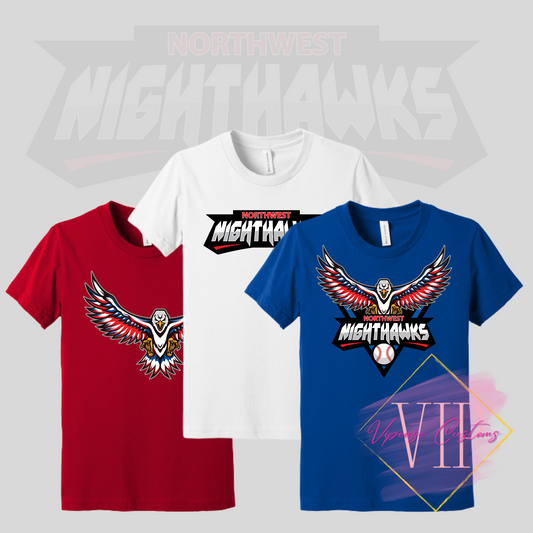 NW NIGHTHAWKS BC3001Y BELLA+CANVAS ® Youth Jersey Short Sleeve Tee