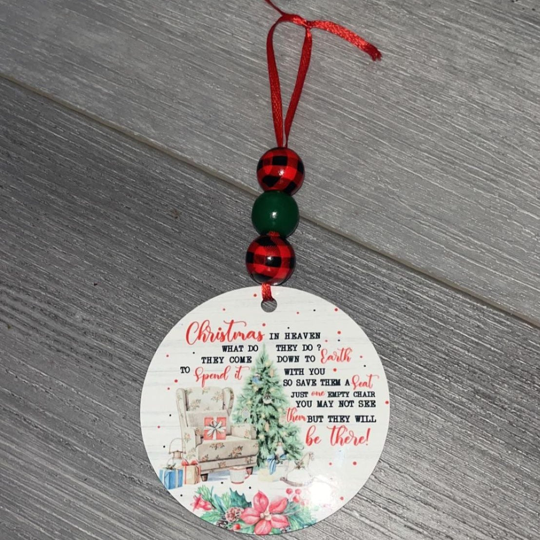 Memorial Christmas Ornament