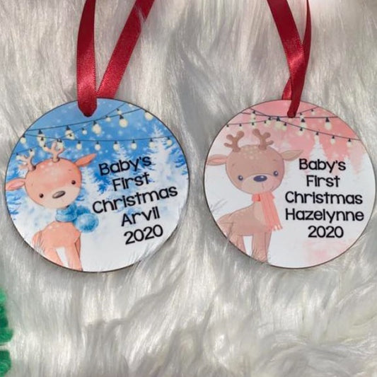 Baby's first year ornament