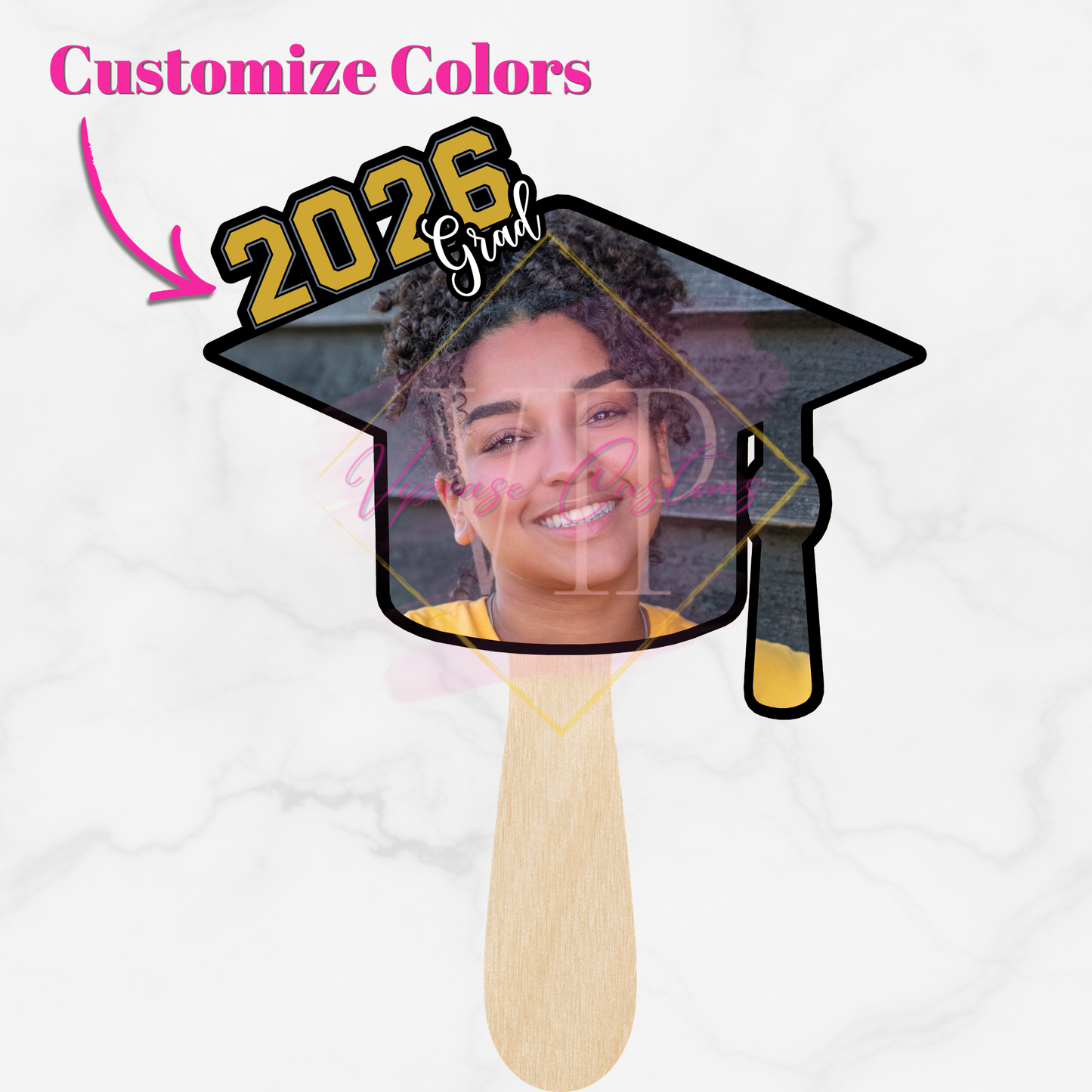 Custom Graduation Big Head or Fans