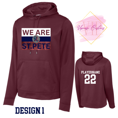 RR F244 & YSTF244 Sport-Tek® Sport-Wick® Fleece Hooded Pullover