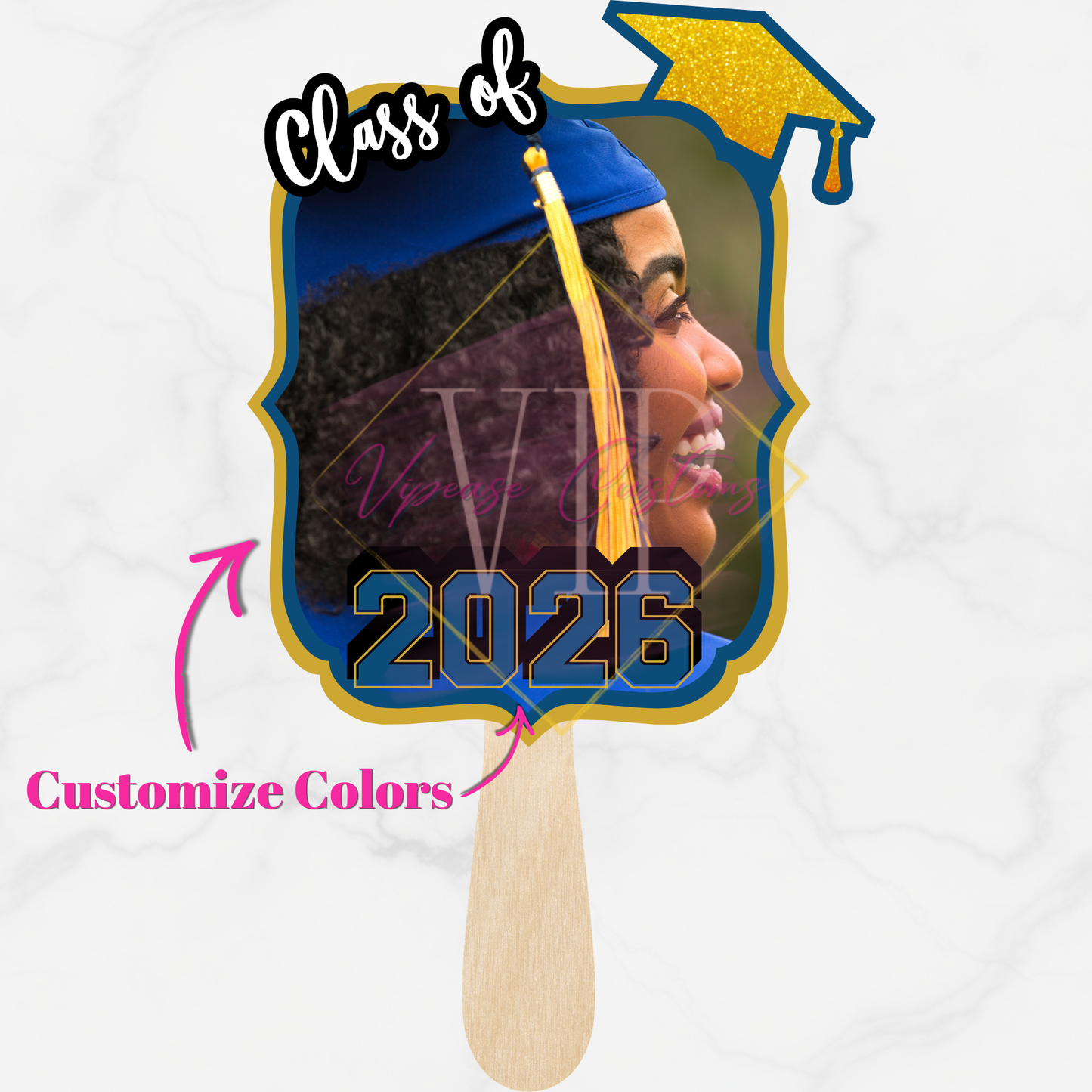 Custom Graduation Big Head or Fans