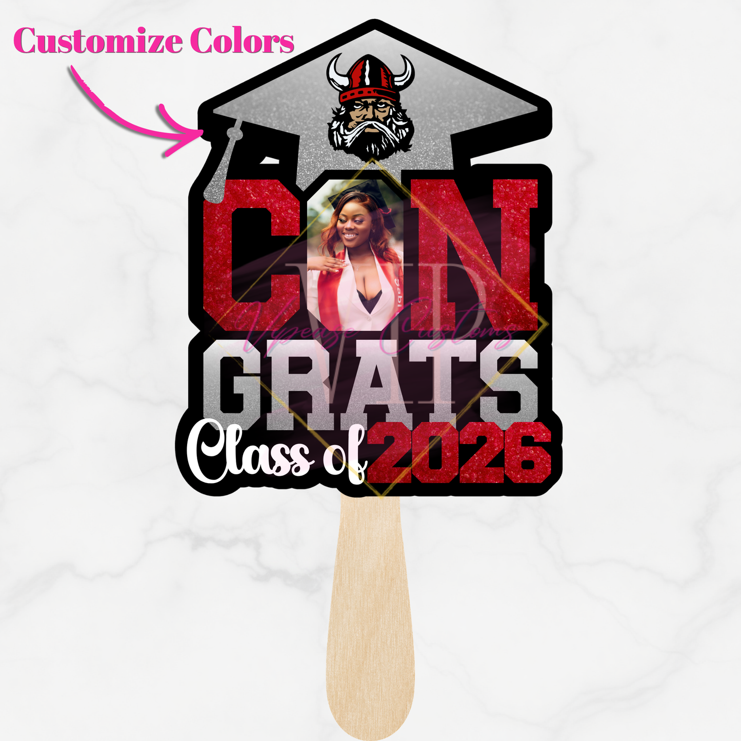 Custom Graduation Big Head or Fans
