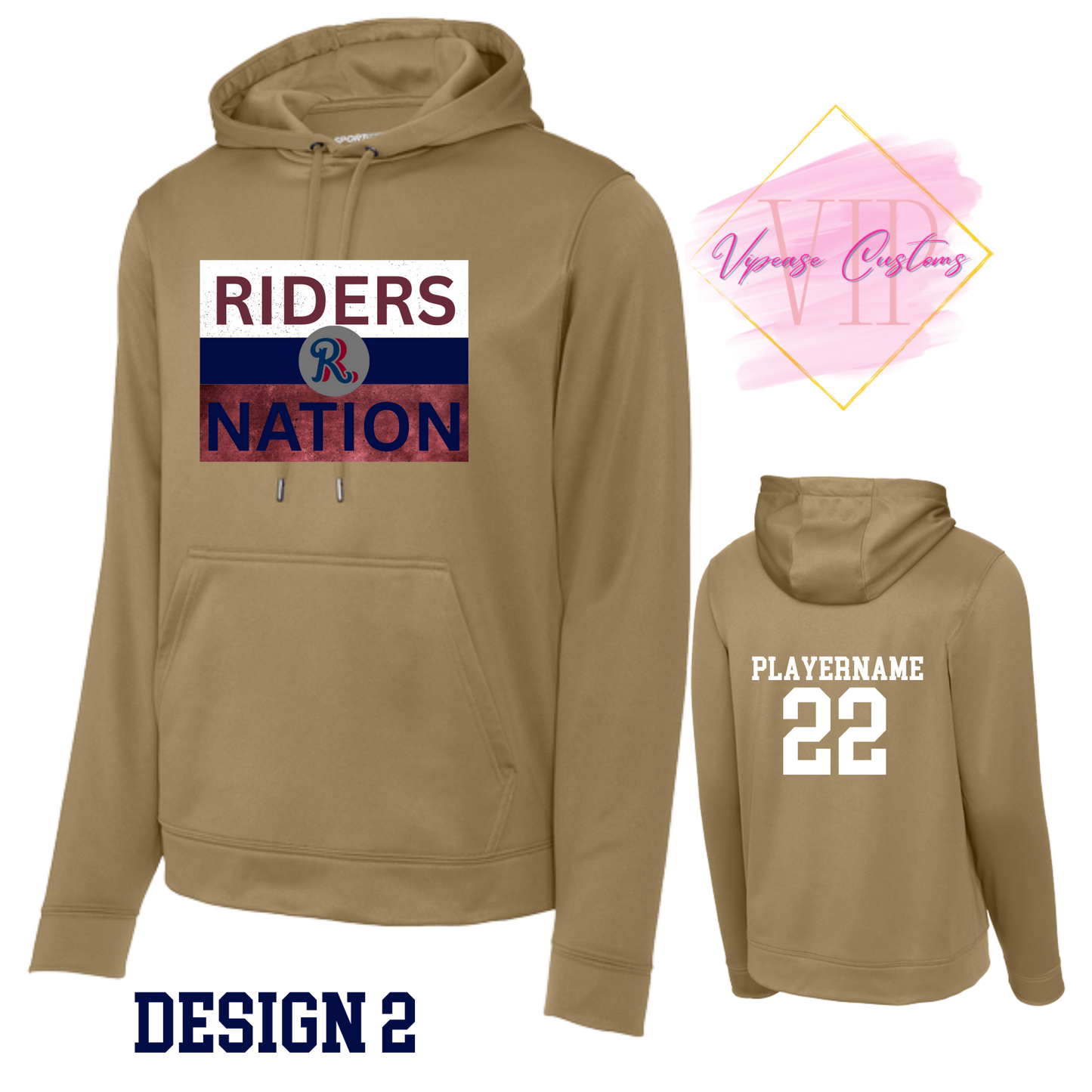 RR F244 & YSTF244 Sport-Tek® Sport-Wick® Fleece Hooded Pullover