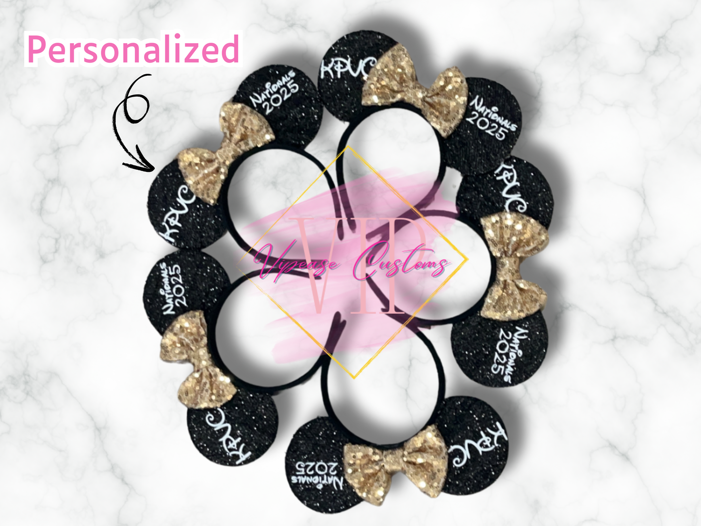 MICKEY EARS HEADBAND - Customize Bow Option
