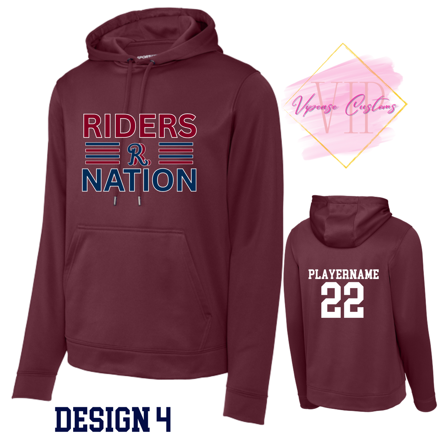 RR F244 & YSTF244 Sport-Tek® Sport-Wick® Fleece Hooded Pullover