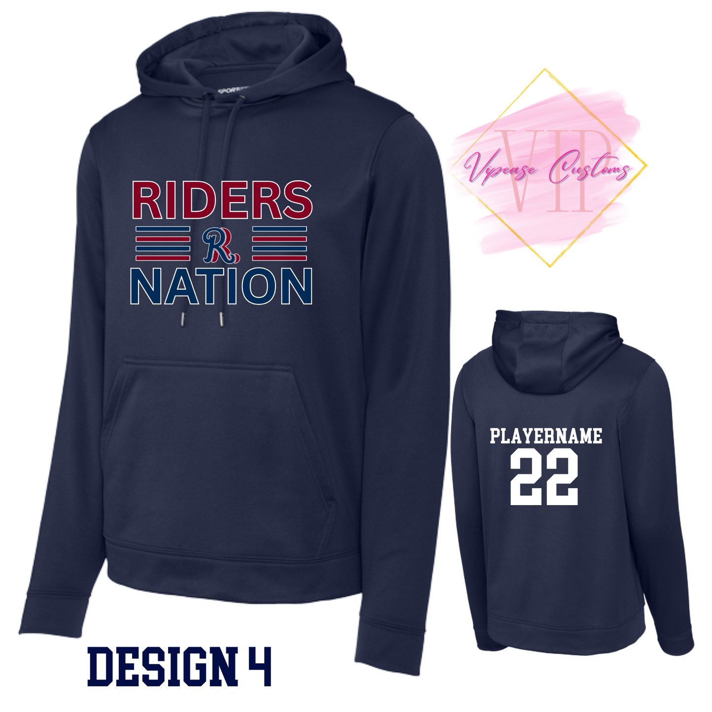 RR F244 & YSTF244 Sport-Tek® Sport-Wick® Fleece Hooded Pullover