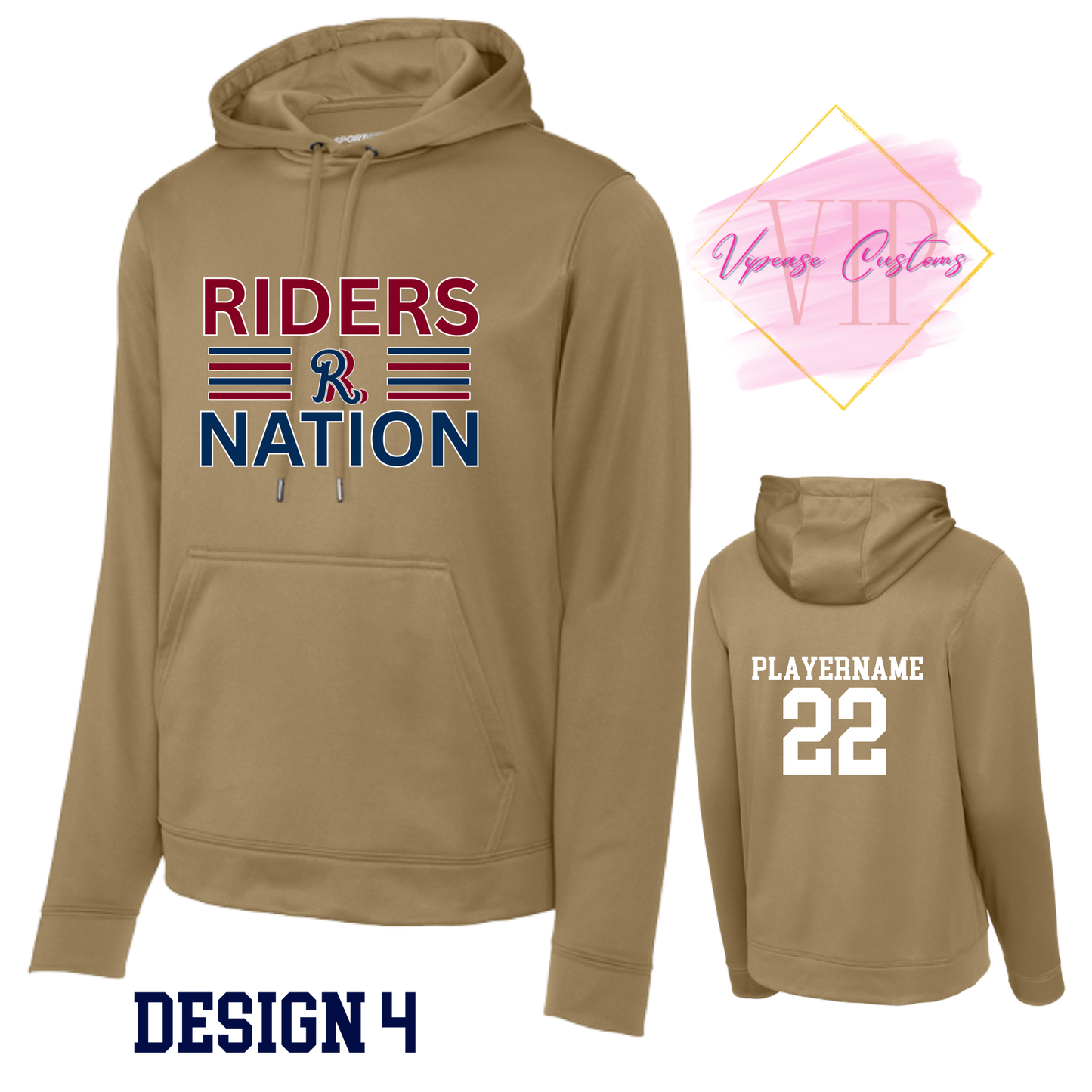 RR F244 & YSTF244 Sport-Tek® Sport-Wick® Fleece Hooded Pullover