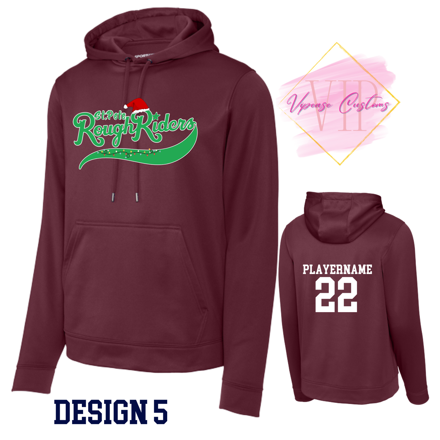 RR F244 & YSTF244 Sport-Tek® Sport-Wick® Fleece Hooded Pullover