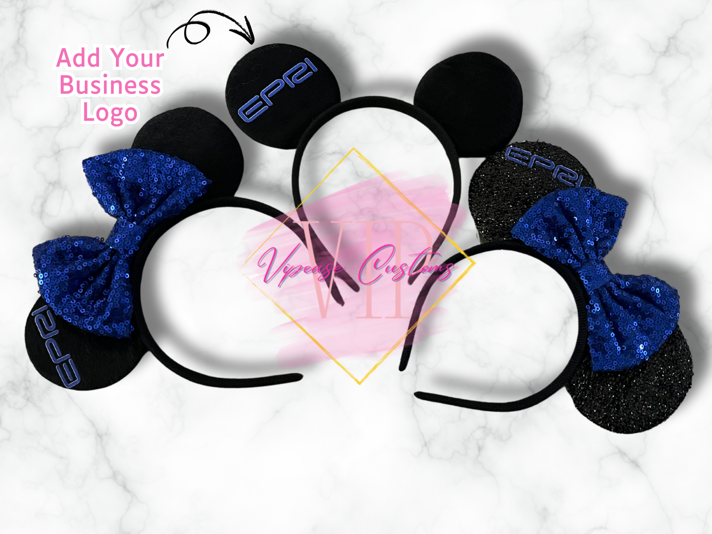 MICKEY EARS HEADBAND - Customize Bow Option