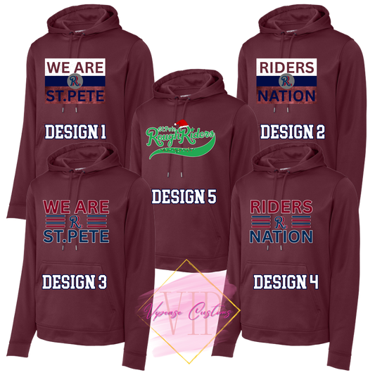 RR F244 & YSTF244 Sport-Tek® Sport-Wick® Fleece Hooded Pullover