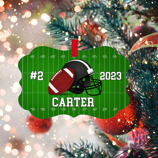 Personalized Football Ornament