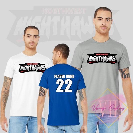 NW NIGHTHAWKS BELLA+CANVAS ® BC3001 Unisex Jersey Short Sleeve Tee
