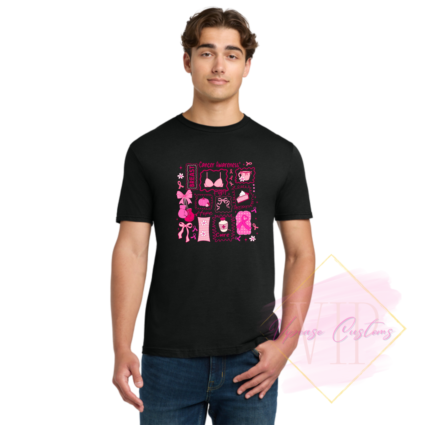 Breast Cancer Collage-Cancer Awareness 64000 Gildan Softstyle® T-Shirt