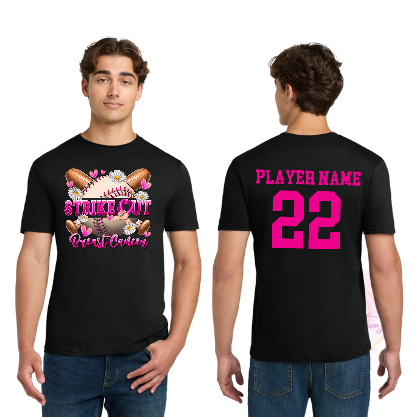 Strike Out Beast Cancer-Cancer Awareness 64000 Gildan Softstyle® T-Shirt