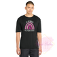 In October We Wear Pink Glitter Ribbon Rainbow-Cancer Awareness ST350 Sport-Tek® PosiCharge® Competitor™ Tee