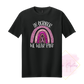 In October We Wear Pink Glitter Ribbon Rainbow-Cancer Awareness 64000 Gildan Softstyle® T-Shirt