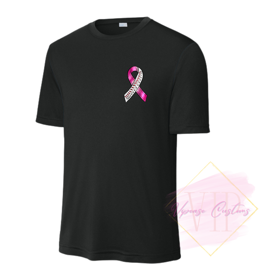 Baseball Ribbon-Cancer Awareness ST350 Sport-Tek® PosiCharge® Competitor™ Tee