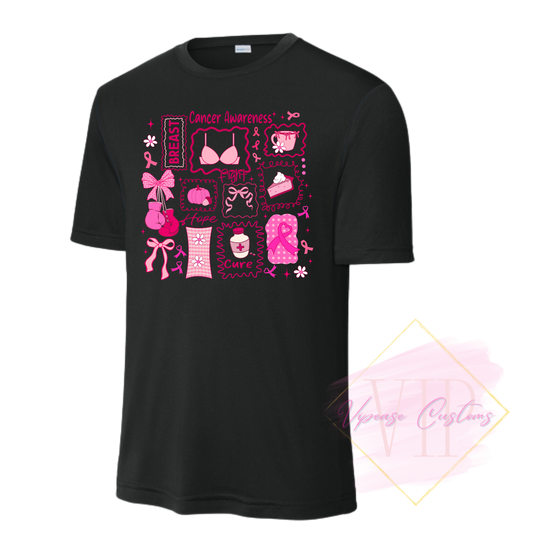 Breast Cancer Collage-Cancer Awareness ST350 Sport-Tek® PosiCharge® Competitor™ Tee