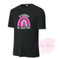 In October We Wear Pink Ribbon Rainbow-Cancer Awareness ST350 Sport-Tek® PosiCharge® Competitor™ Tee