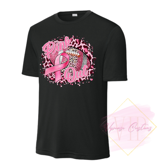Football Pink Out-Cancer Awareness ST350 Sport-Tek® PosiCharge® Competitor™ Tee