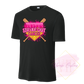 Softball Strike Out Cancer-Cancer Awareness ST350 Sport-Tek® PosiCharge® Competitor™ Tee
