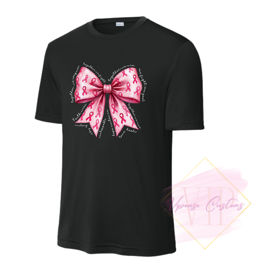 Together Ribbon Bow-Cancer Awareness ST350 Sport-Tek® PosiCharge® Competitor™ Tee